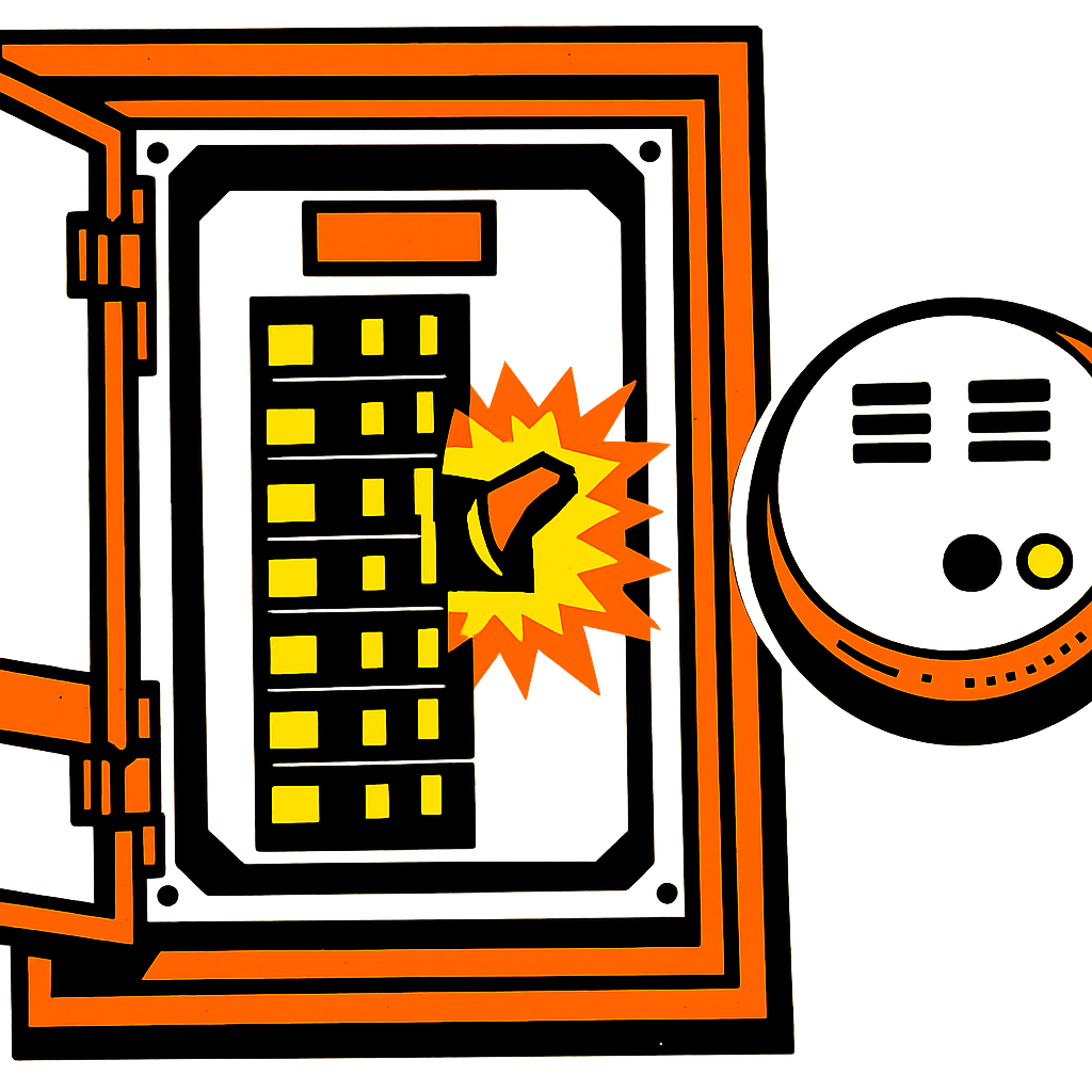 Electrical Safety & Breakers illustration
