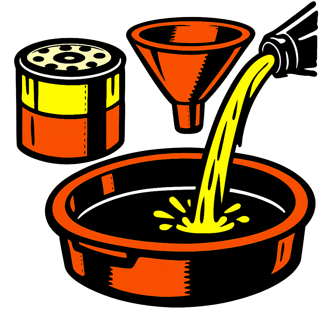 Change Your Oil illustration